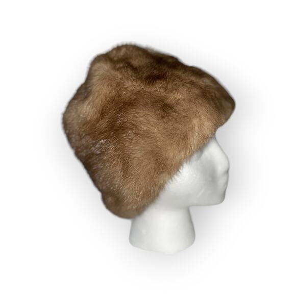 Vintage Unbranded Mink Cloche EUC - Picture 1 of 4